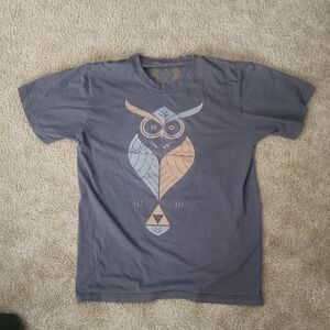 Legend Of Zelda Gray Owl Graphic T-Shirt